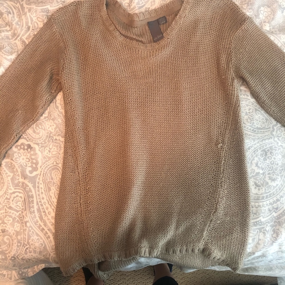 Tan sweater